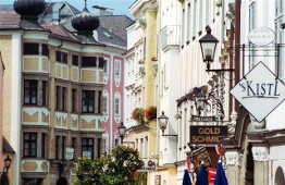 Das Altstadtviertel im Zentrum von Linz